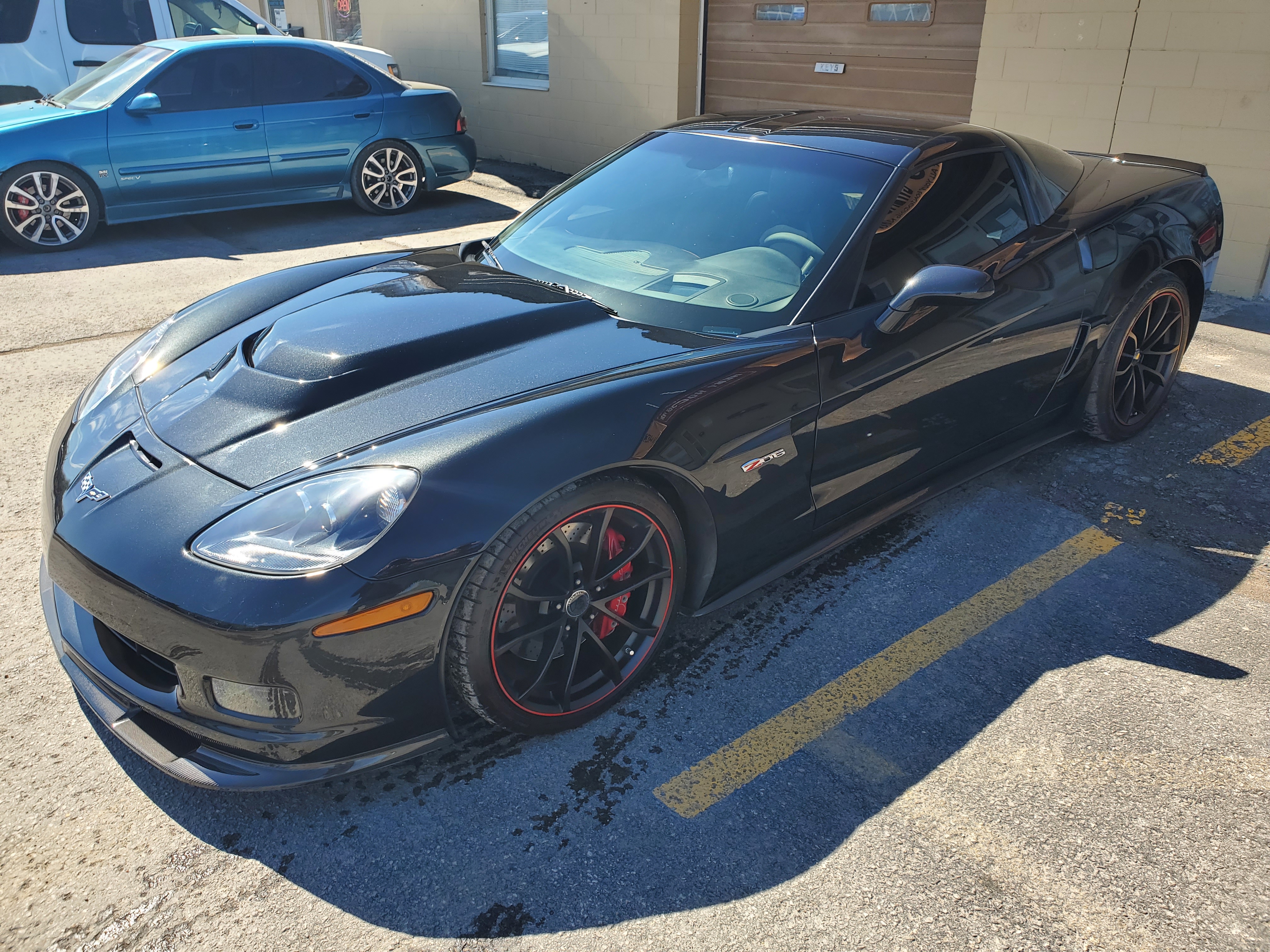Chevrolet Corvette Z06 3 stage paint correction and ceramic coating